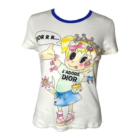 j'adore dior cartoon shirt